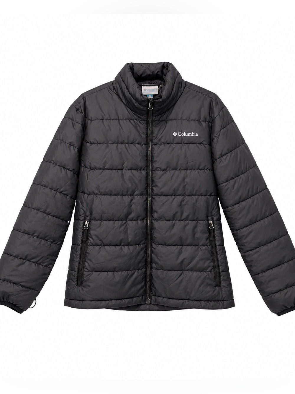 Columbia Mens L Nordic Point Omni Heat Puffer Interchange Liner Jacket Black